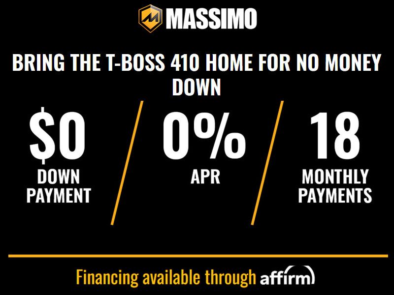 Massimo - Bring The T-Boss 410 Home For No Money Down