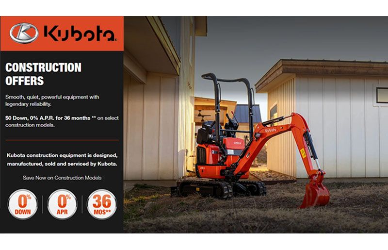 Kubota - Construction Offers
