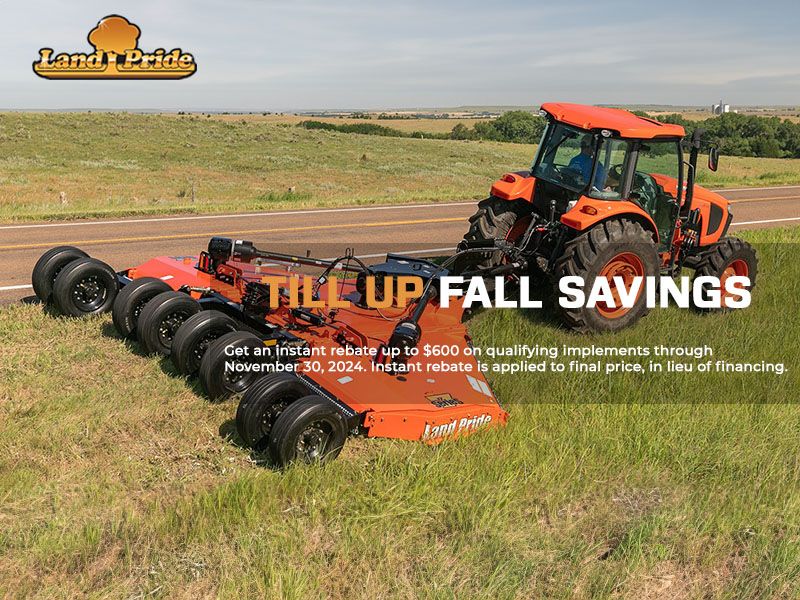 Land Pride - Till Up Fall Savings