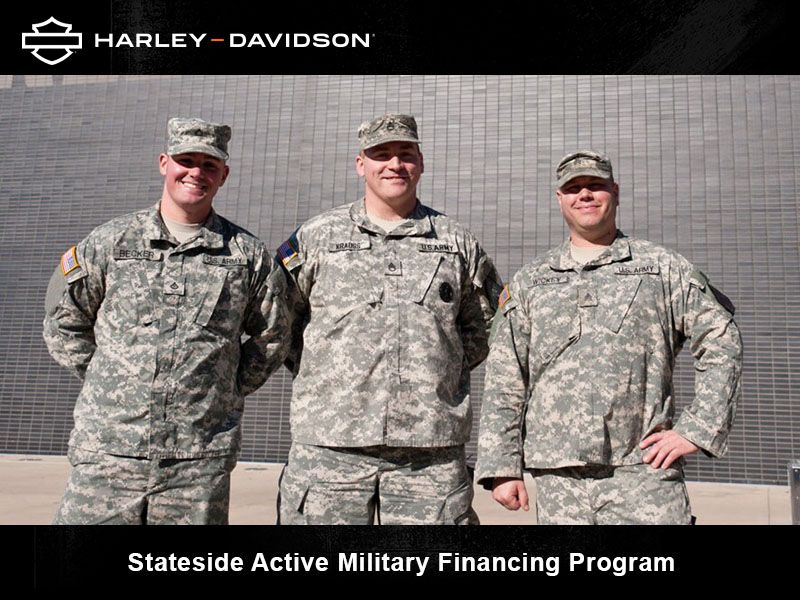 Harley-Davidson - Stateside Active Military Financing Program