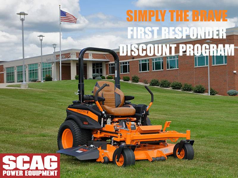  SCAG Power Equipment - Simply The Brave - First Responder Discount Program