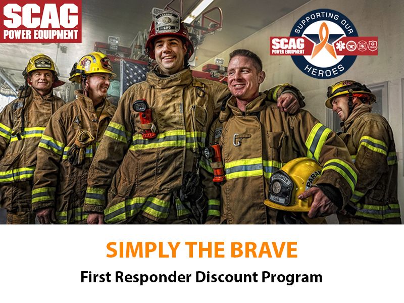 SCAG Power Equipment - Simply The Brave - First Responder Discount Program