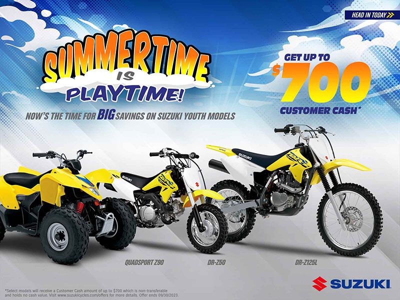 Suzuki Motor of America Inc. Suzuki - Summertime is Playtime!