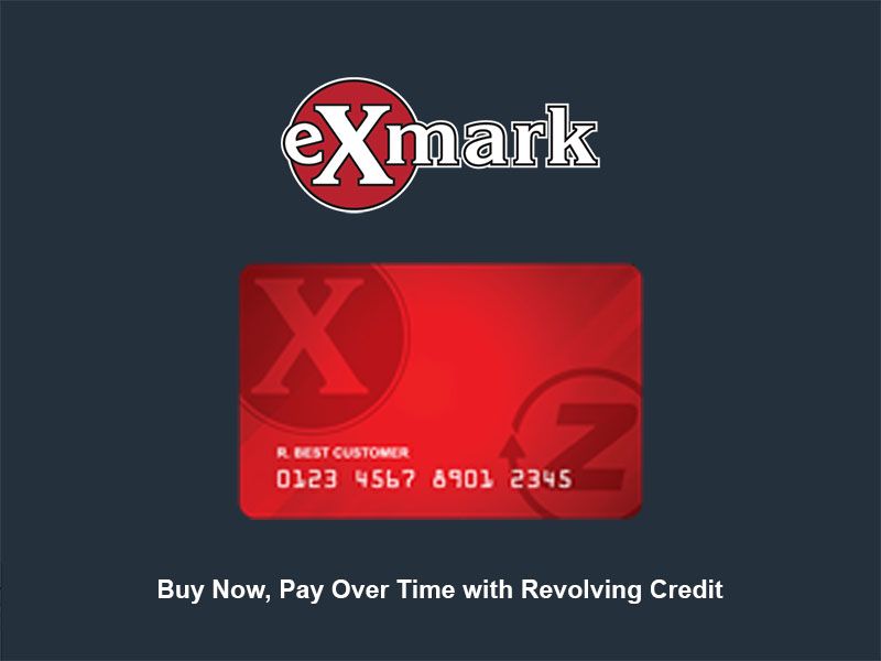 Exmark - Credit Card: Buy Now, Pay Over Time with Revolving Credit