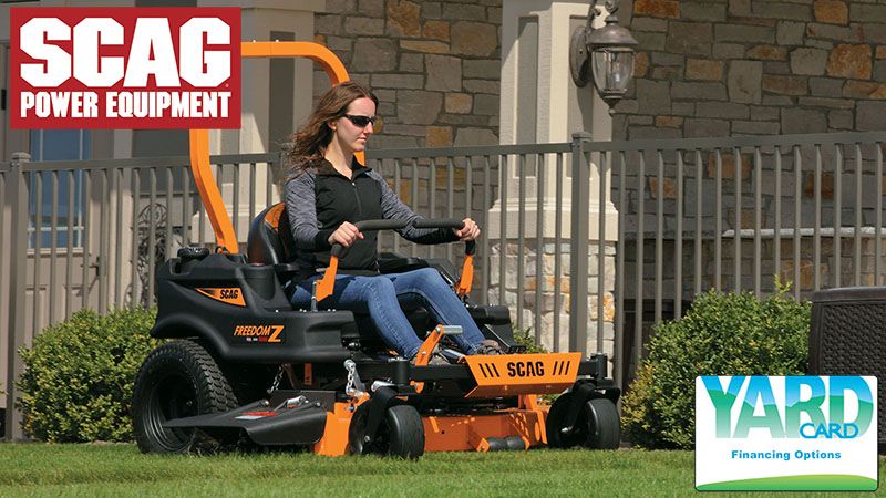 SCAG Power Equipment - Yard Card Financing Programs Special Promotion