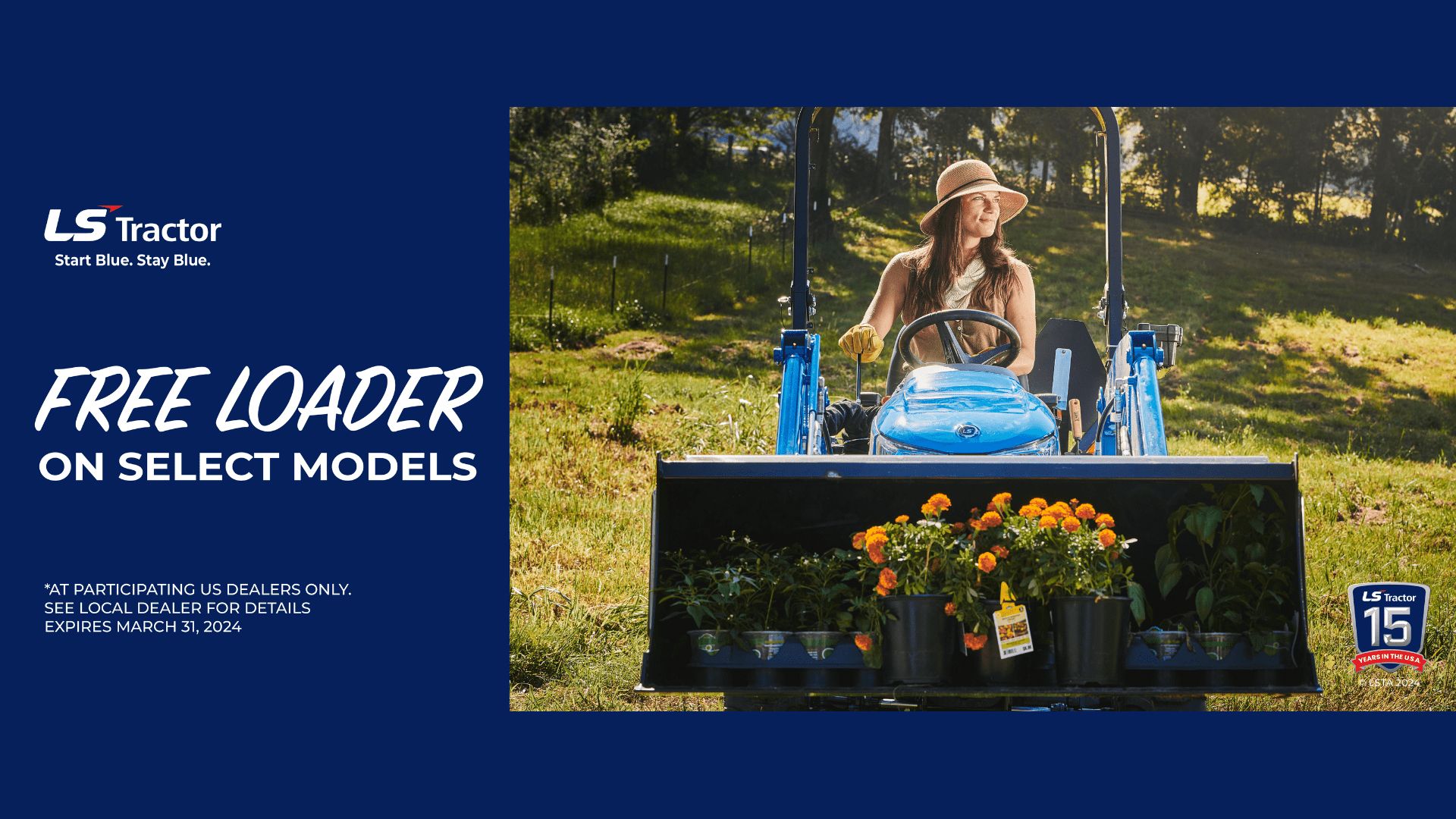 LS Tractor - Free Loader on Select Models!