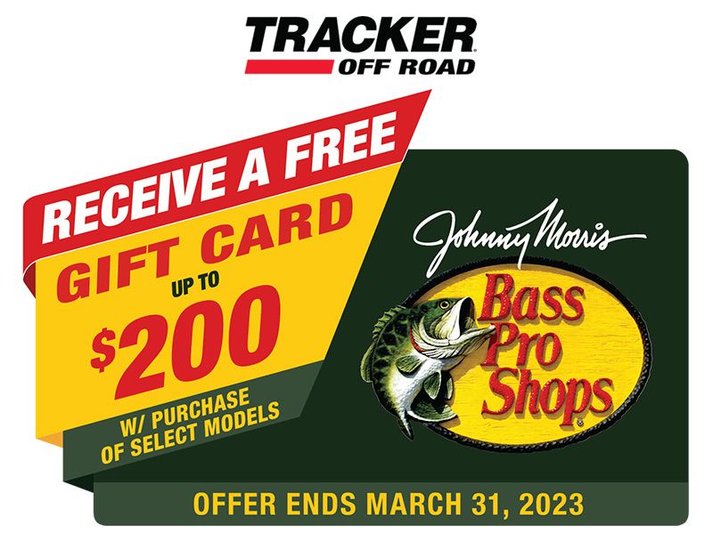 Tracker Off Road - Free Gift Card with The Purchase of A 90 or 300