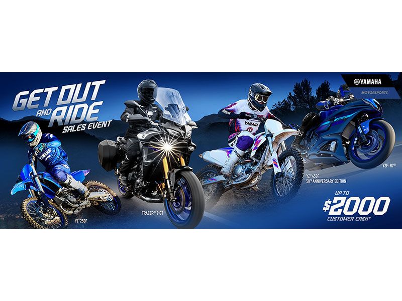 Yamaha Motor Corp., USA - Get Out and Ride Sales Event - Customer Cash Offers Up to $2,000*