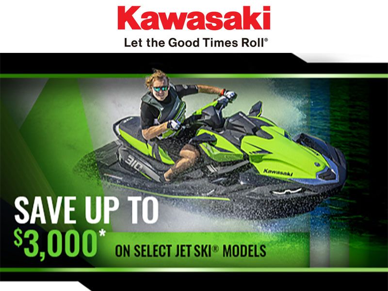 Kawasaki - Save Up to $3,000 on Select Jet Ski Models