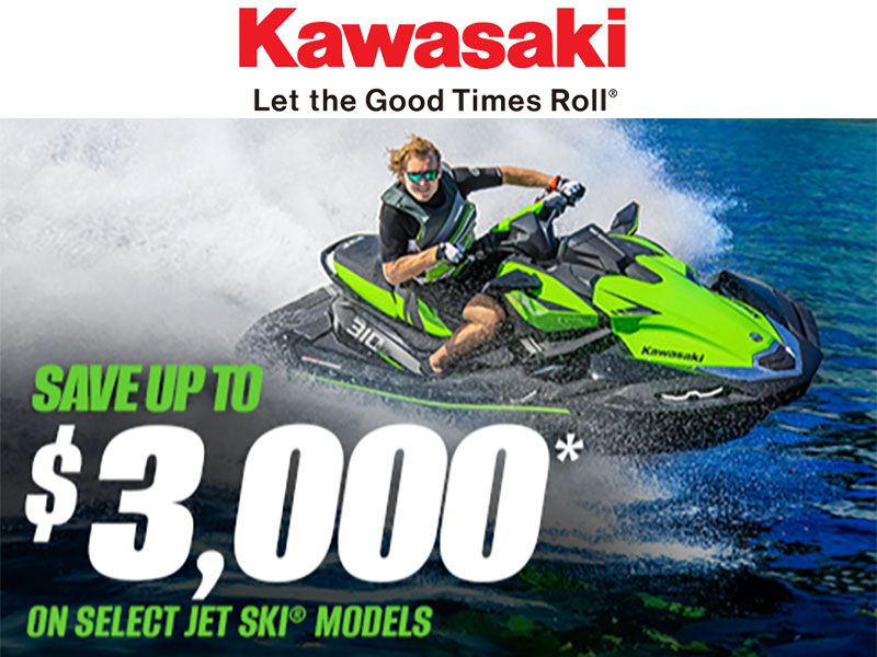 Kawasaki - Save Up to $3,000 on Select Jet Ski Models