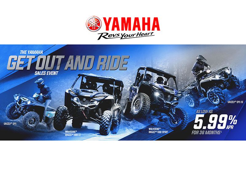 Yamaha Motor Corp., USA Yamaha - Get Out and Ride Sales Event - SxS