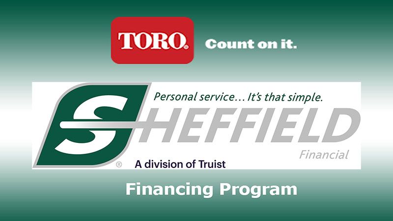  Toro - Sheffield Financing Promotions