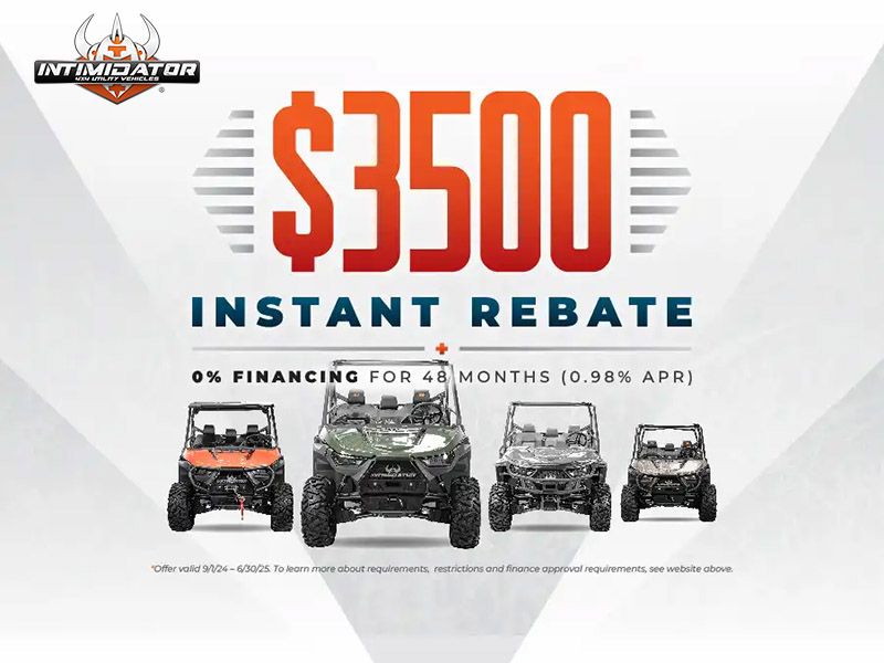 Intimidator 4 x 4 - UTV Sales Event