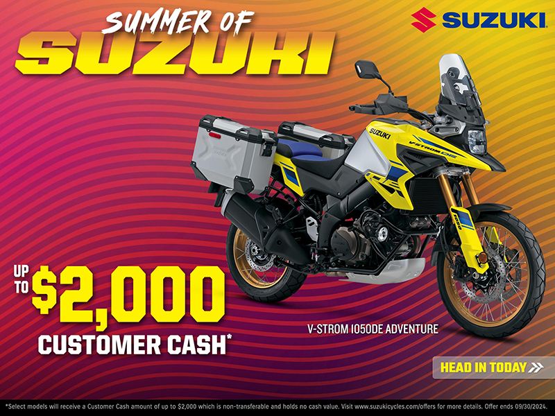 Suzuki Motor of America Inc. Suzuki - $2,000 Customer Cash