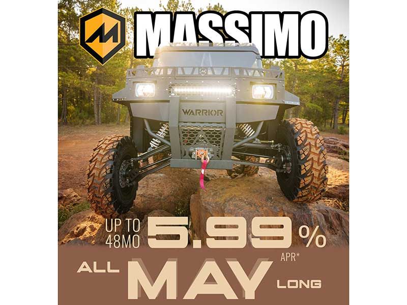 Massimo - Up to 48mo 5.99% APR All May Long