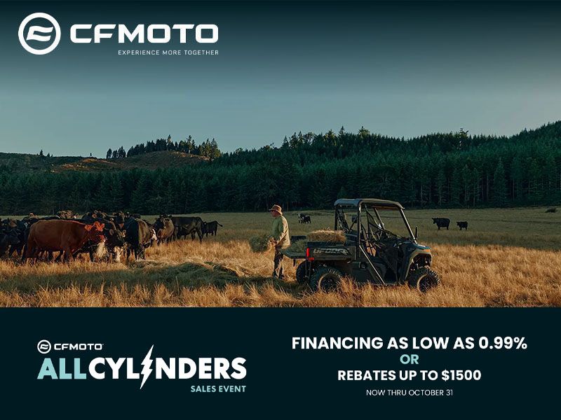 CFMOTO - All Cylinders Sales Event