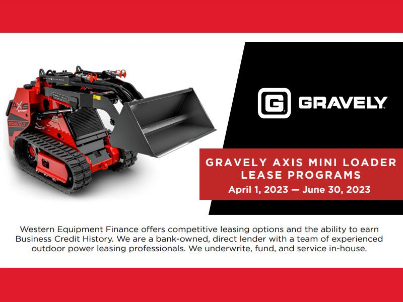 Gravely USA Gravely USA Western Equipment Finance AXIS Lease Programs 