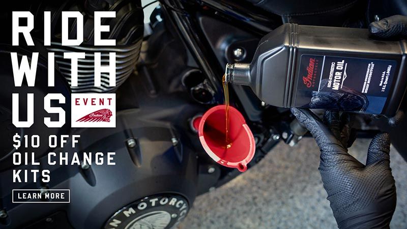 Indian Motorcycle - $10 Off Oil Change Kit