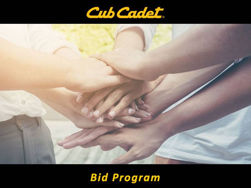 Cub Cadet - Bid Program