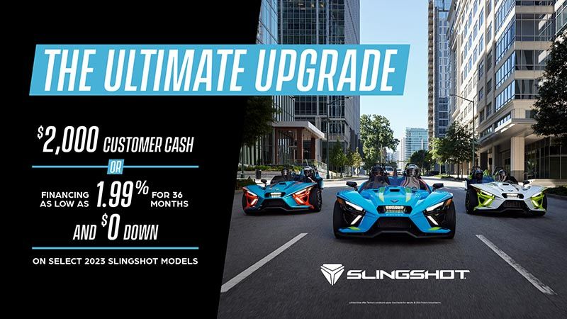 Slingshot - $2,000 Customer Cash 2023 Model Year Slingshot