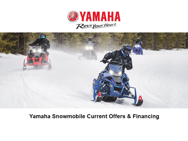 Yamaha Motor Corp., USA Yamaha - Snowmobile Current Offers & Financing
