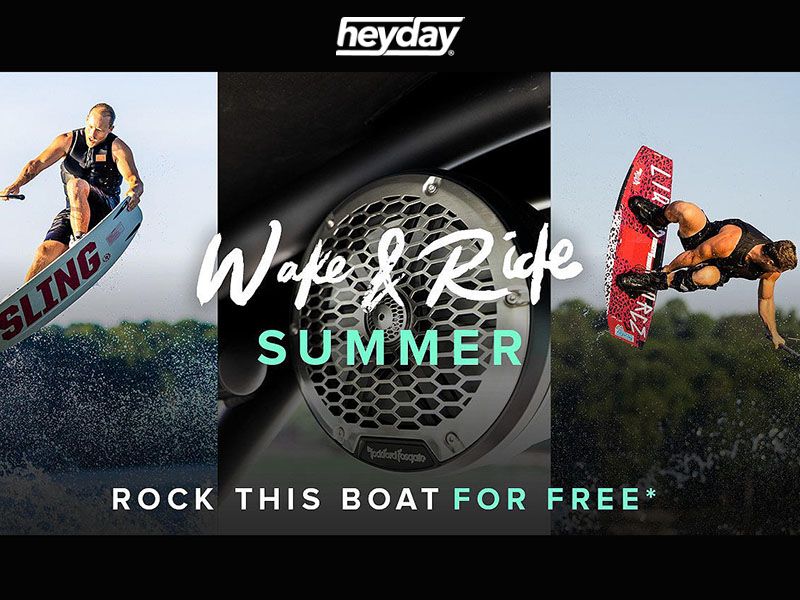 Heyday Inboards - Wake & Ride Summer Rock This Boat For Free*