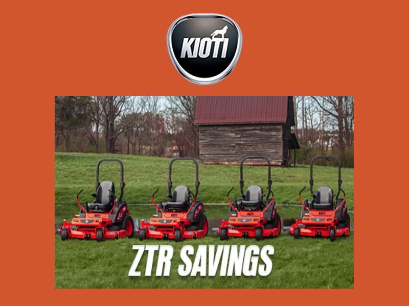 Kioti - ZTR Savings