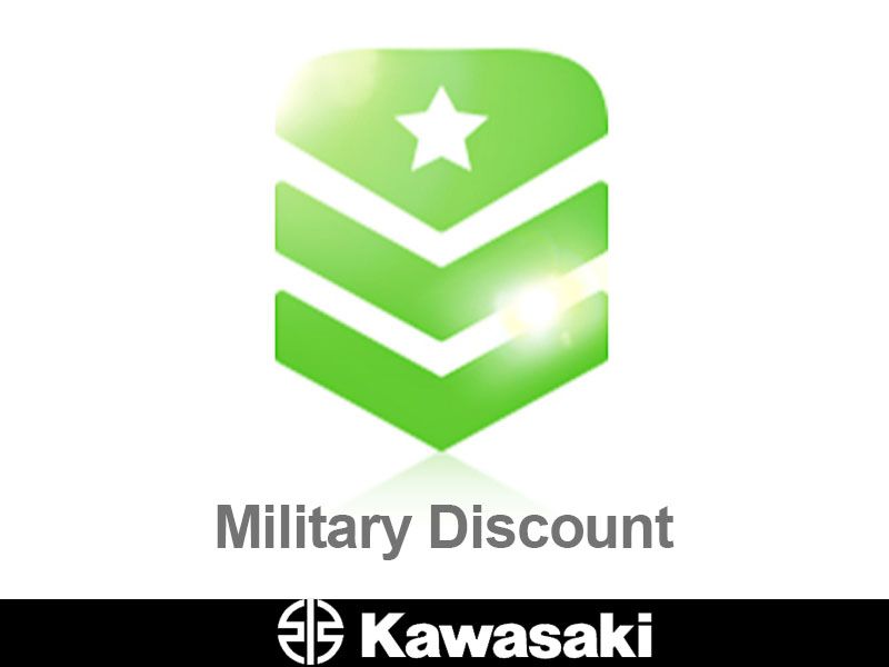 Kawasaki - Military Discount