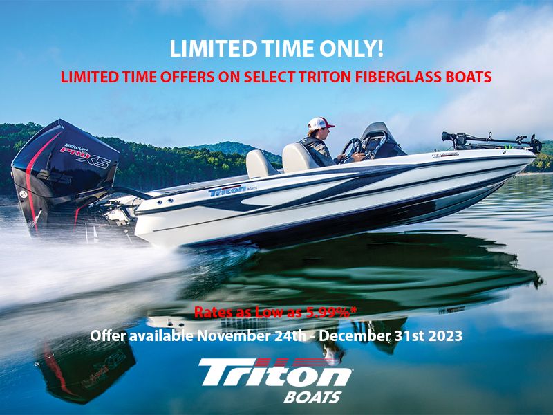 Triton - Limited Time Only - Low Holiday APR Offer on a New Triton!