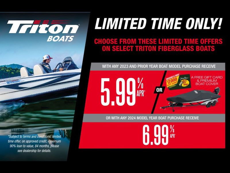 Triton - Limited Time Only - Low APR Offer on a New Triton!