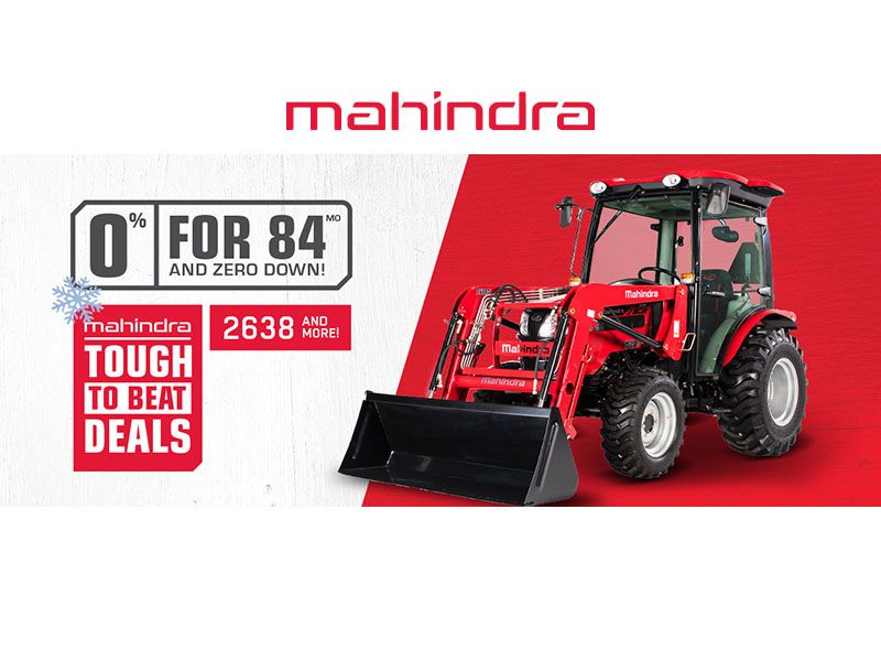 Mahindra - Tough to Beat Deals - 0% For 84 months and Zero Down!