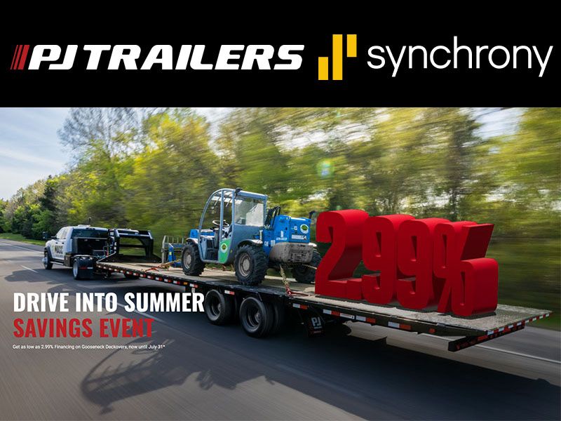 PJ Trailers - Drive Into Summer With 2.99% Financing!