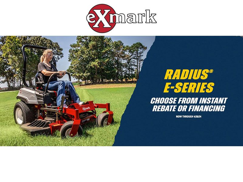 Exmark - Radius E-Series Savings