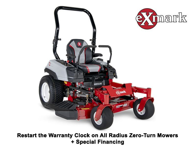 Exmark - Restart the Warranty Clock on All Radius Zero-Turn Mowers + Special Financing