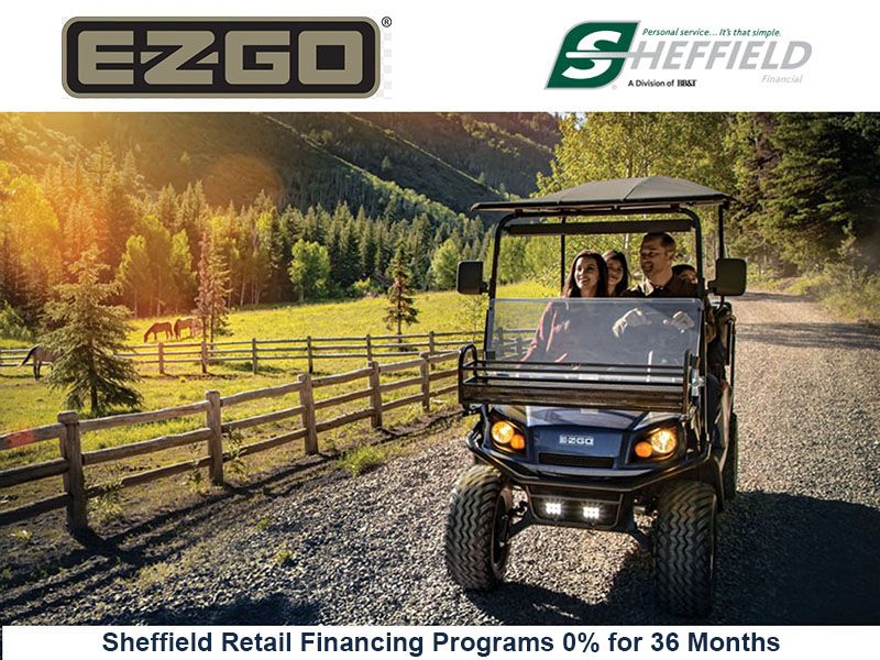  E-Z-GO - Sheffield Retail Financing Programs 0% for 36 Months