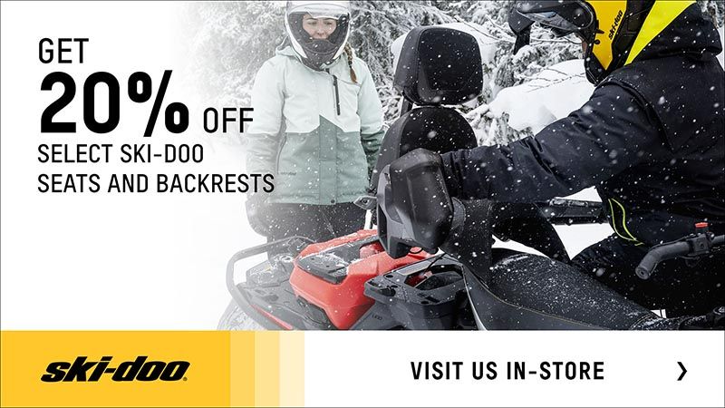 Ski-Doo - Get 20% off select Ski-Doo and/or Lynx Seats and Backrests purchase