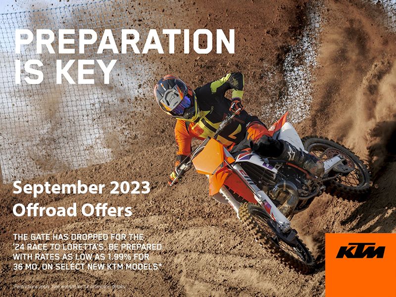 KTM - September 2023 Offroad Offers