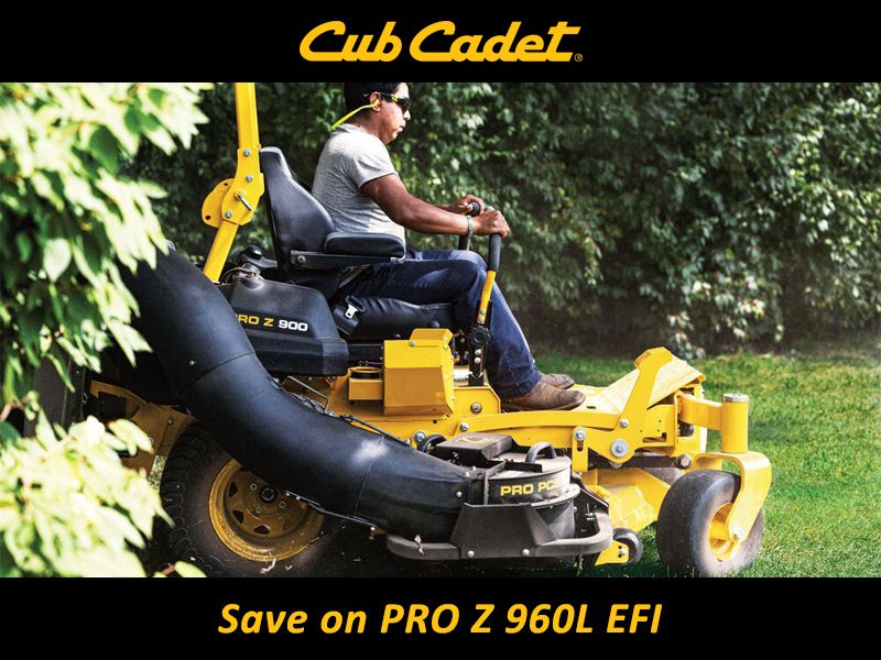 Cub Cadet - Save on Pro Z 960L EFI