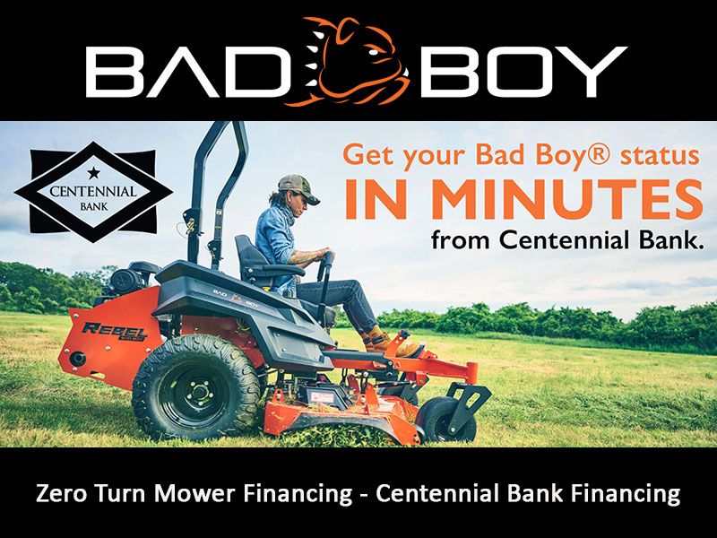 Bad Boy Mowers - Zero Turn Mower Financing - Centennial Bank Financing