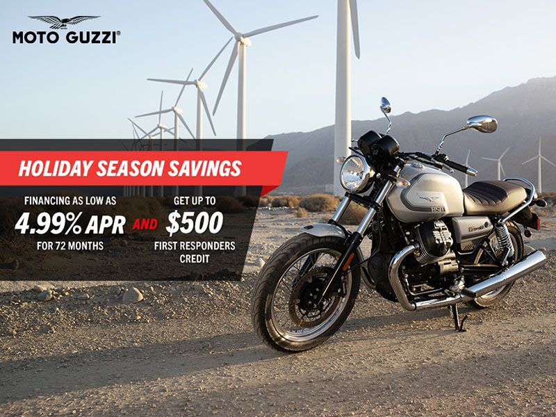 Moto Guzzi - Holiday Season Savings