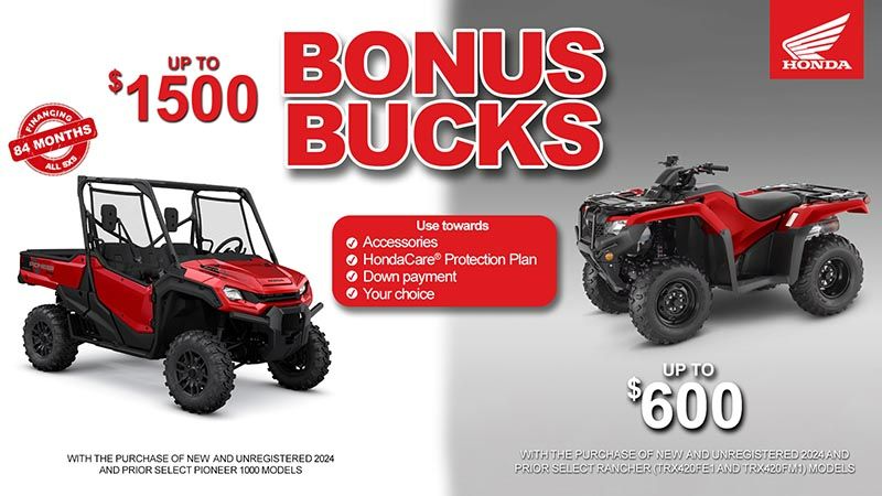 Honda - Bonus Bucks