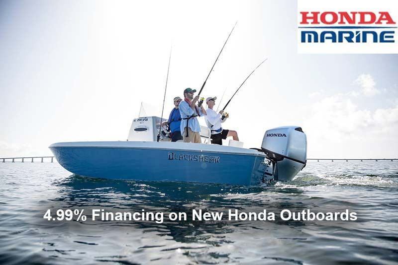 Honda Marine - 4.99% Financing on New Honda Outboards