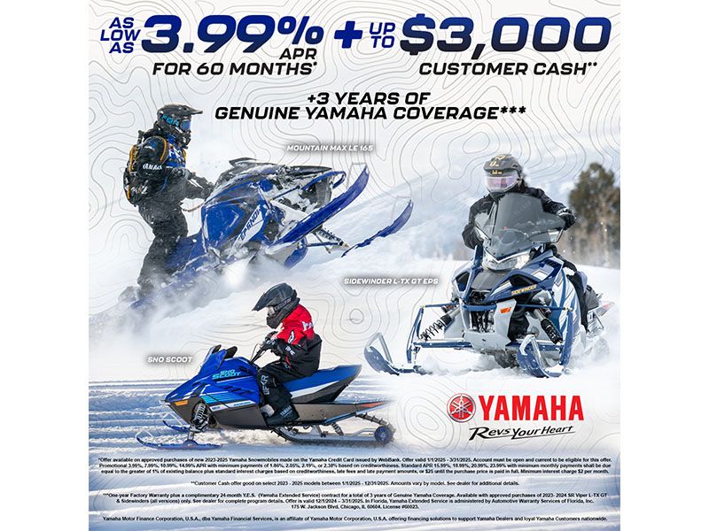 Yamaha Let's Ride Snowmobile*