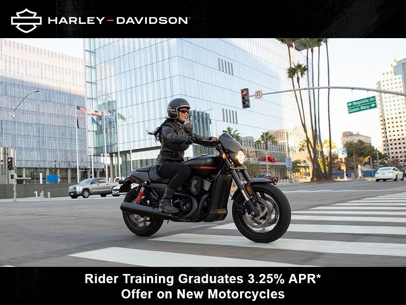 Harley-Davidson - Rider Training Graduates 3.25% APR* Offer on New Motorcycles
