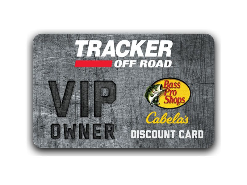 Tracker Off Road - VIP Owner Discount Card