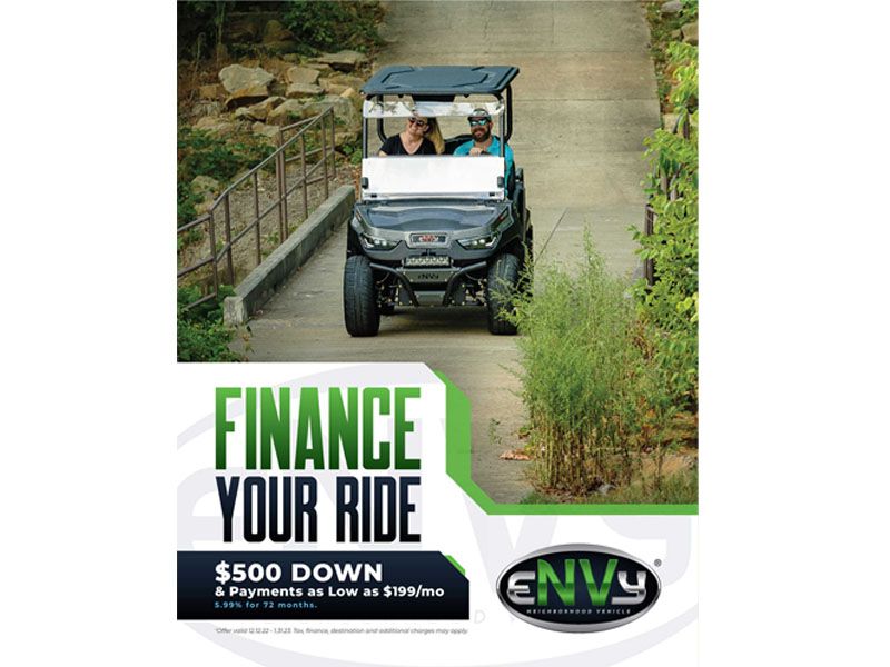 eNVy Electric Neighborhood Vehicle - Finance Your Ride