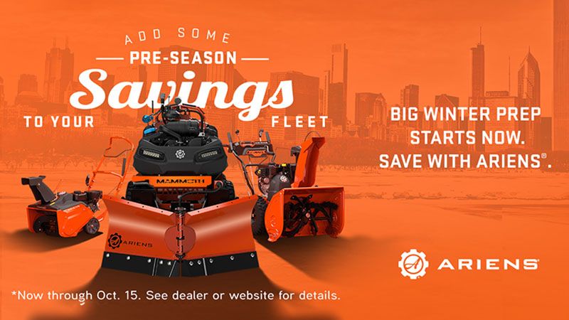 Ariens USA - Pre-season savings from the King of Snow