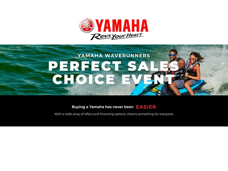 Yamaha Motor Corp., USA Yamaha - Perfect Sales Choice Event - Waverunners