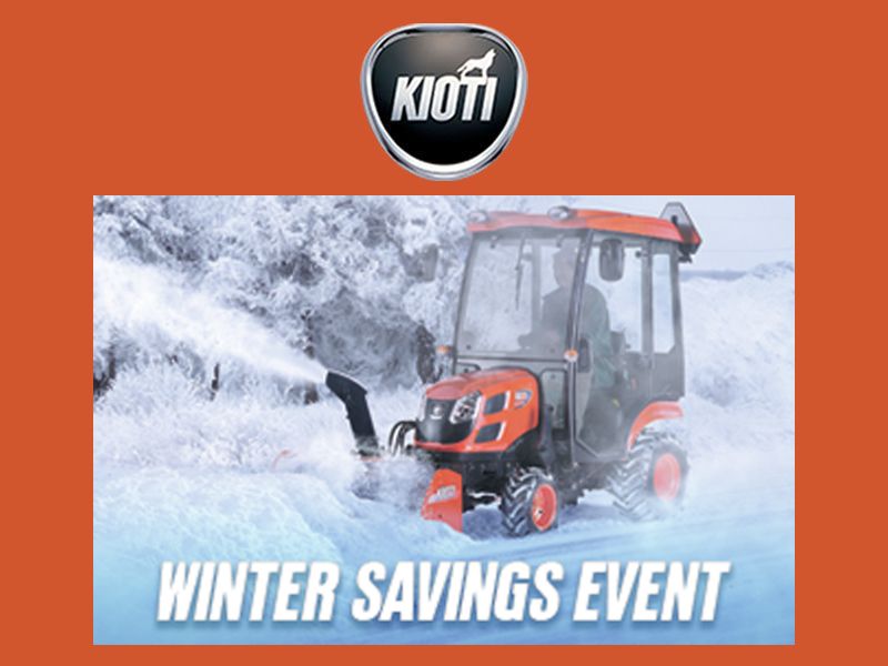 Kioti - Winter Sales Event