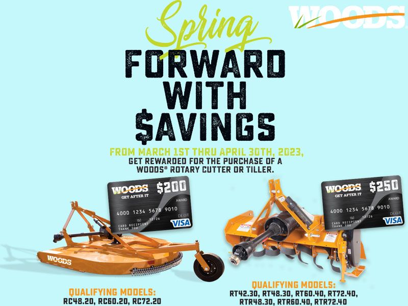 Woods - Spring Forward With Savings